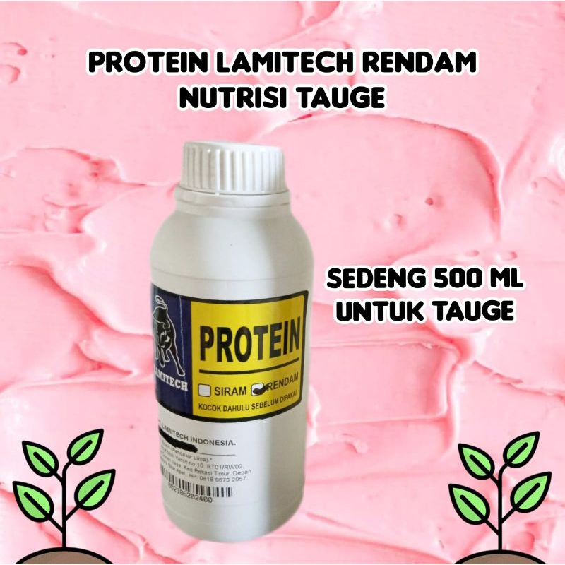 Jual Protein Lamitech Rendam 500 Ml / Nutrisi Tauge | Shopee Indonesia