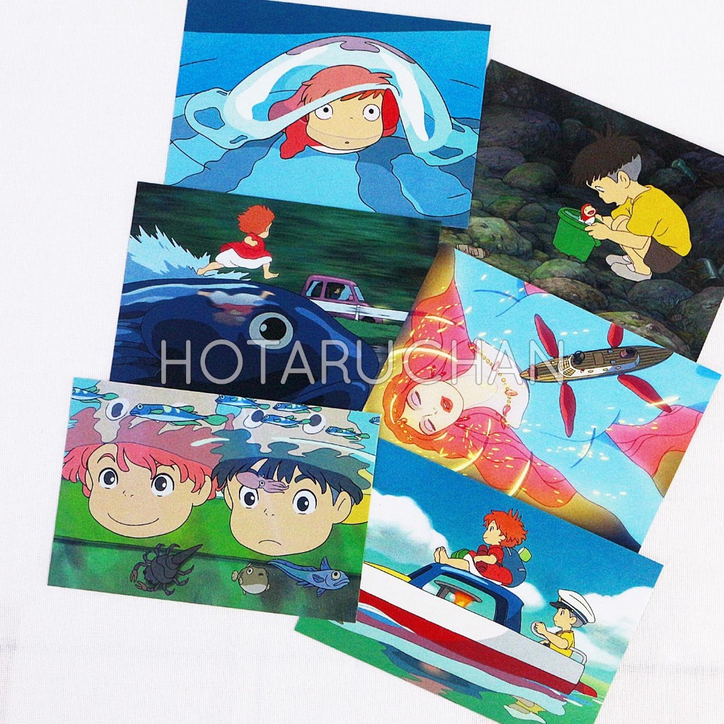 Jual [OFFICIAL] Ponyo - Studio Ghibli Collectible Postcards Vol. 02 ...