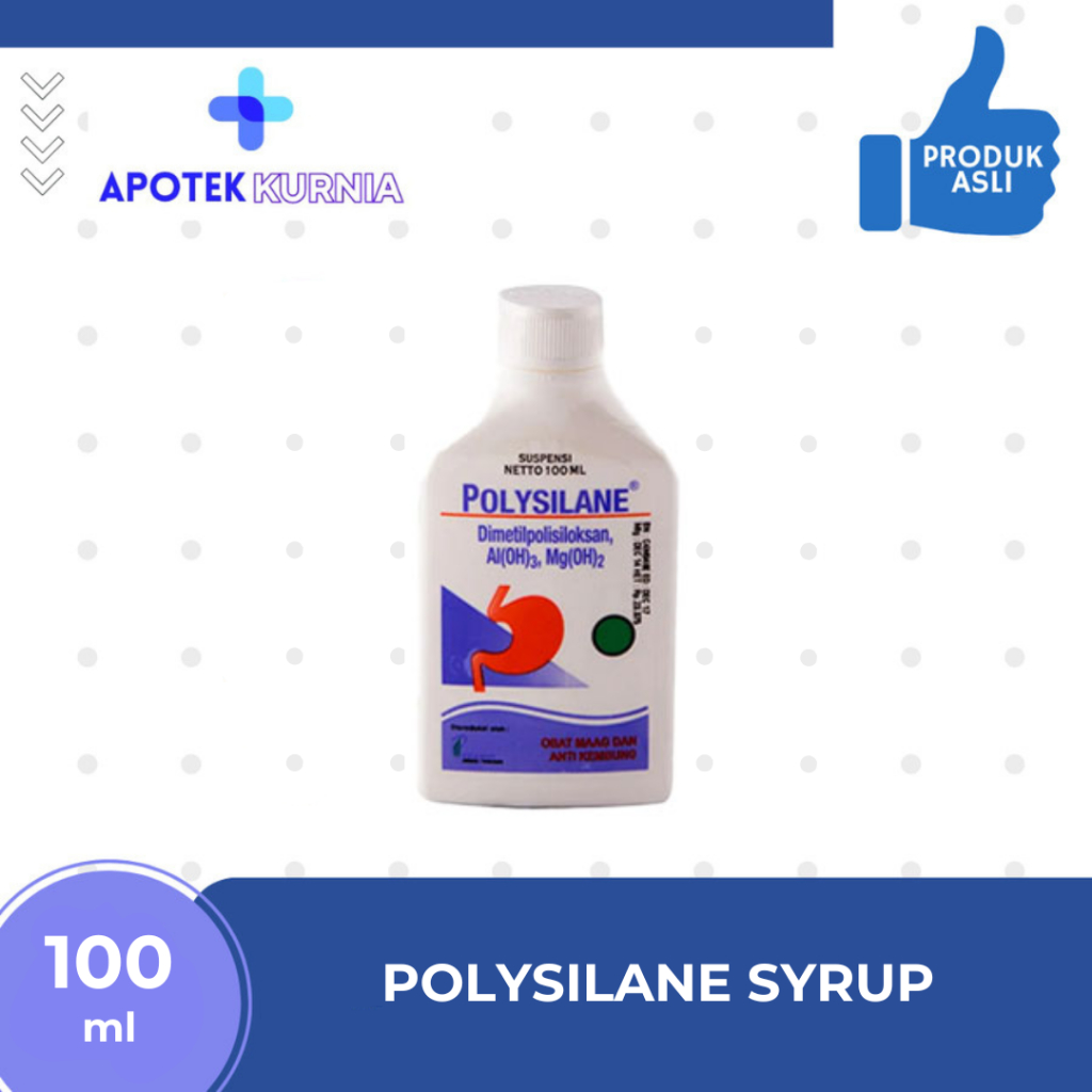 Jual POLYSILANE SYRUP 100 ML - UNTUK MAAG DAN KEMBUNG | Shopee Indonesia
