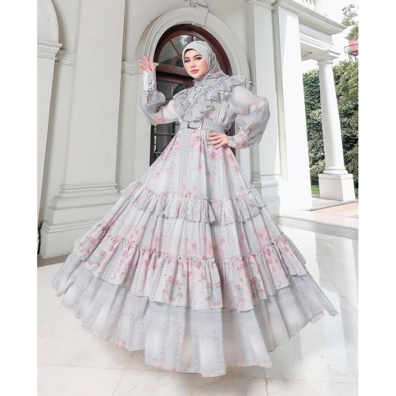 Jual shellasaukia Dress terbaru sutra set hijab premium original By SS ...