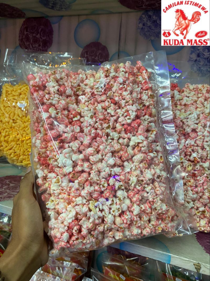 Jual POPCORN 3 ANEKA RASA 250g ASLI PRODUK UD KUDA MASS A MALANG ...