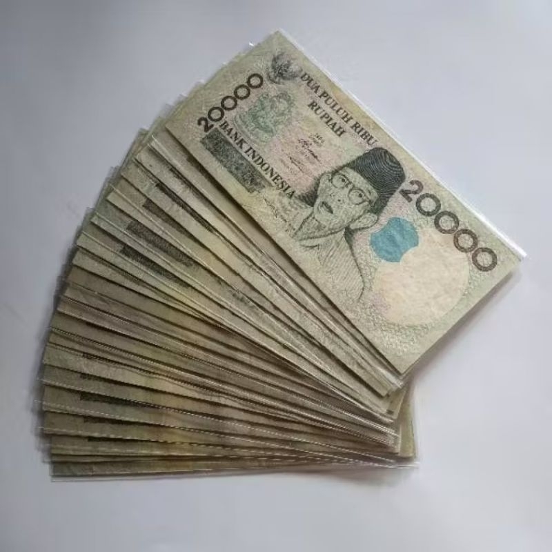 Jual Uang lama 20000 rupiah Ki Hajar Dewantara tahun 1998 uang kuno 20k ...