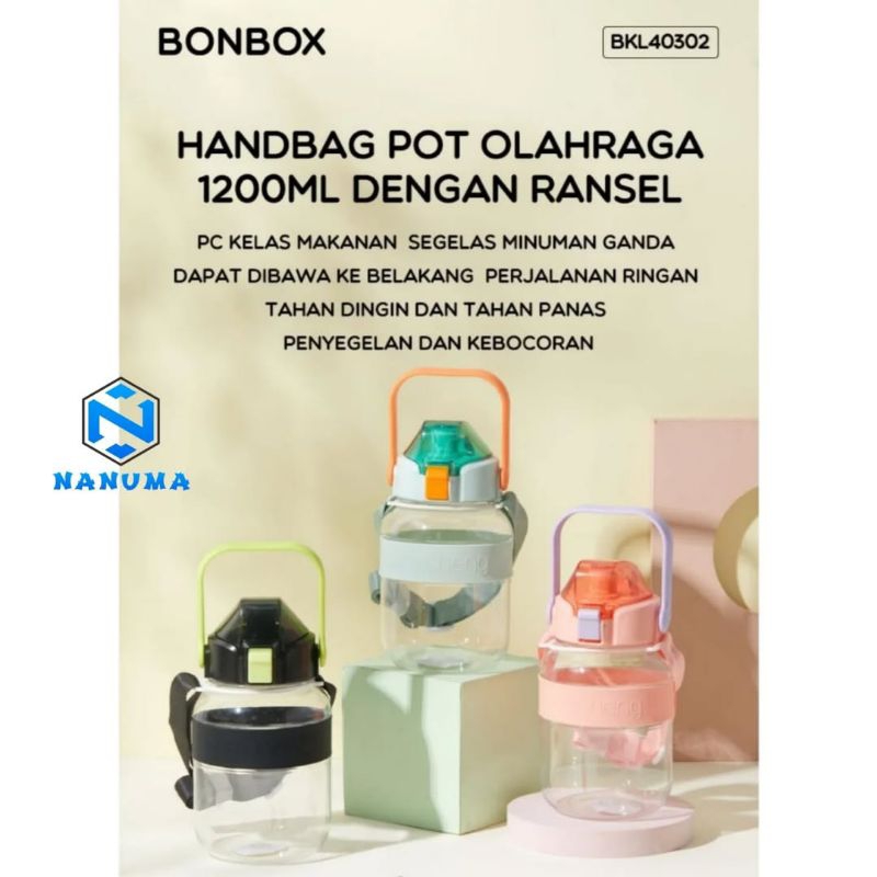 Jual Bonbox BKL40302 Botol Minum Tumbler 1200ml | Shopee Indonesia