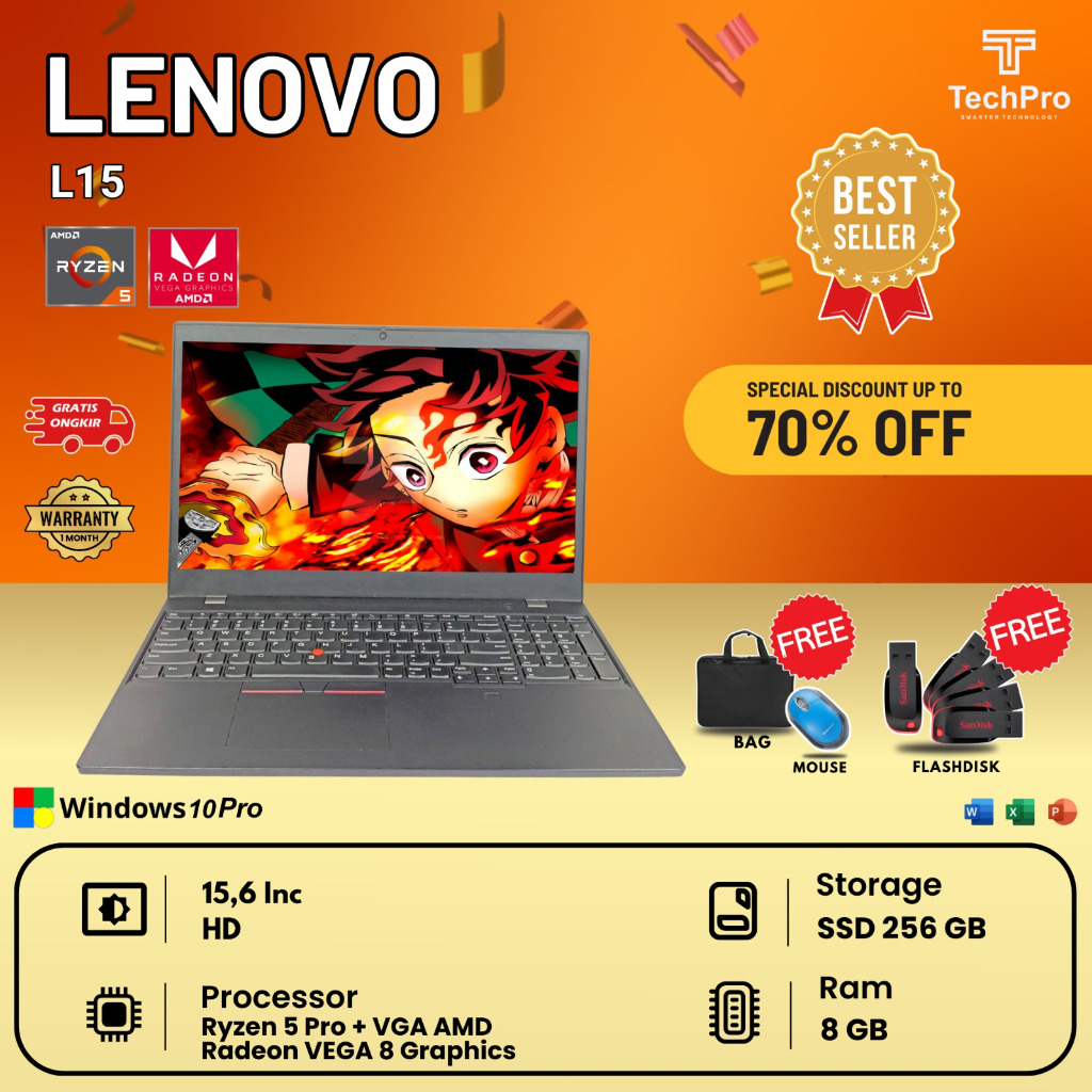 Jual laptop gaming| laptop lenovo| laptop gaming murah L15 intel core