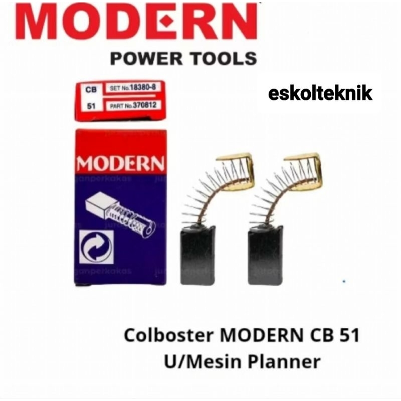 Jual Carbon Brush/Colboster/CB 51 MODERN untuk mesin Planer ,ketam 100% ...