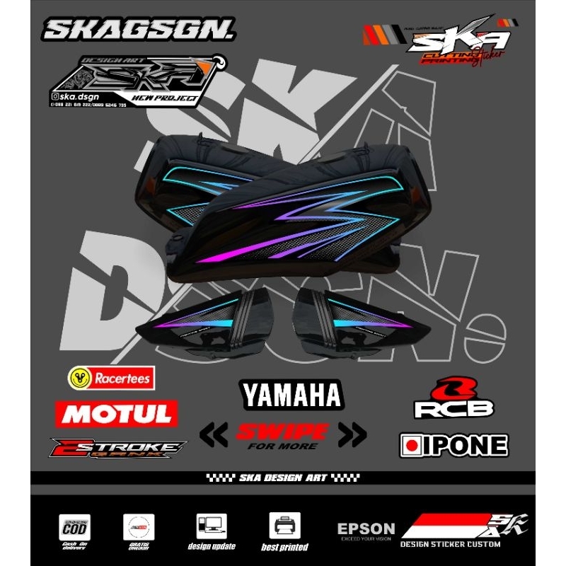 Jual sticker striping RX king variasi model 2003 | Shopee Indonesia