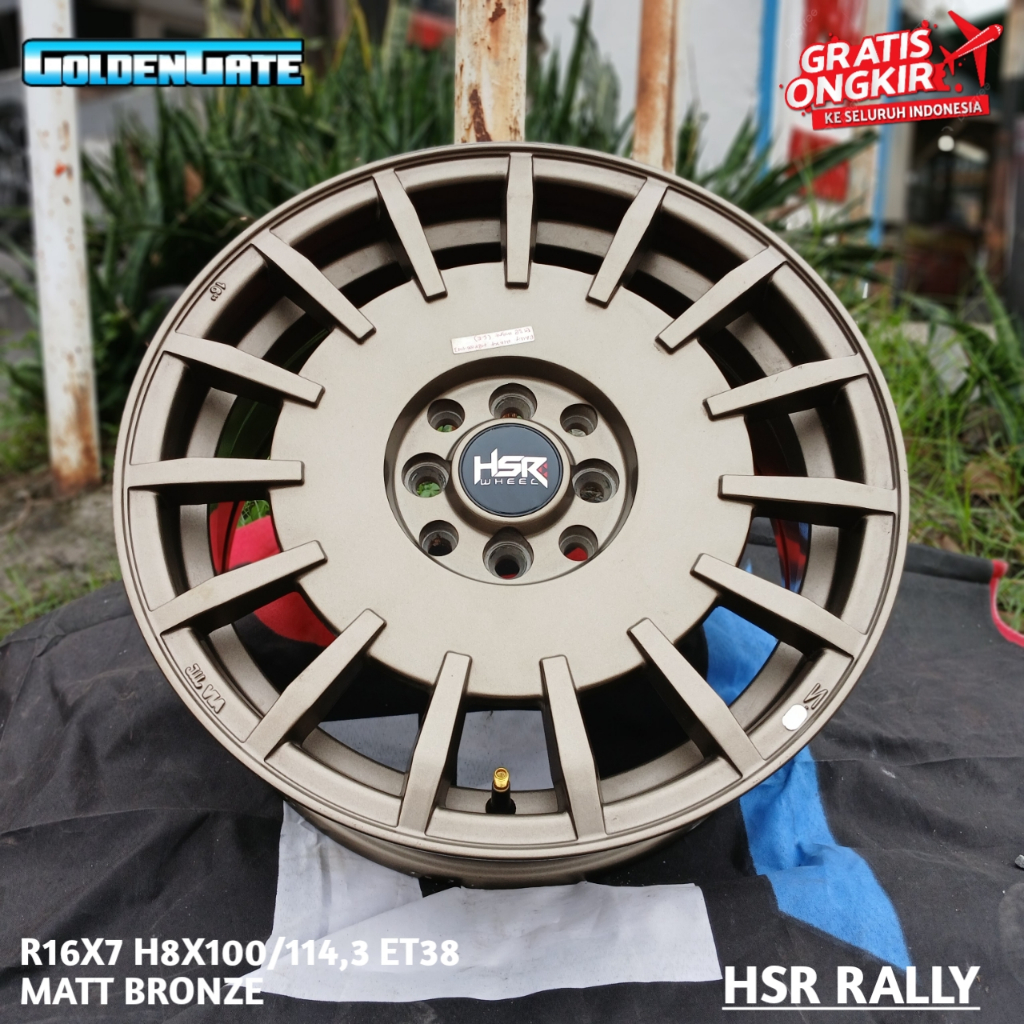 Jual Velg rally r16 hsr original lebar 7 double pcd matt bronze bisa ...