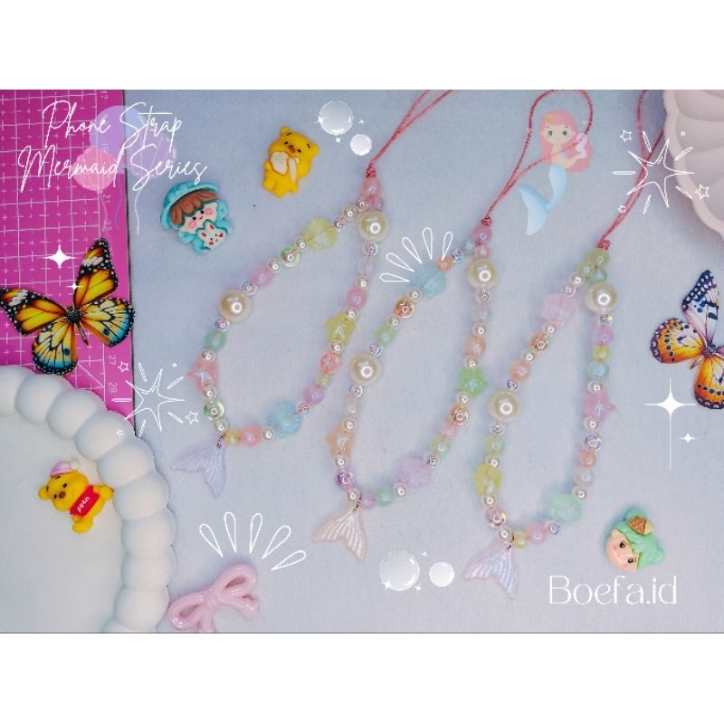 Jual phone strap mermaid series (strap handphone) | Shopee Indonesia