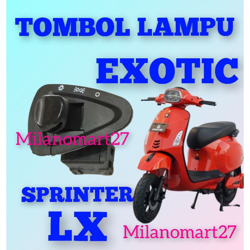 Jual saklar lampu Sprinter LX switch lampu exotic sprinter LX tombol ...