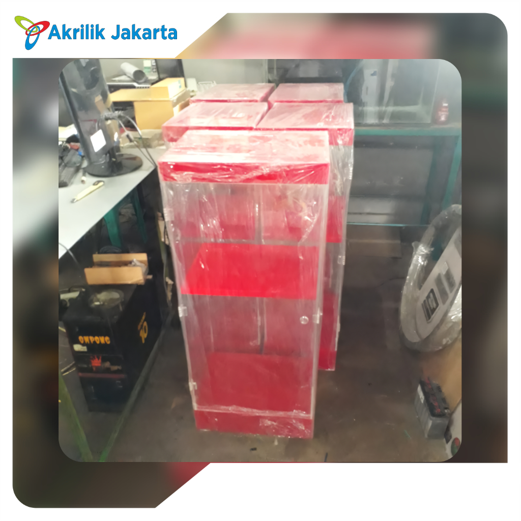 Jual Rak Oli SPBU | Rak Akrilik tebal 5mm | Shopee Indonesia