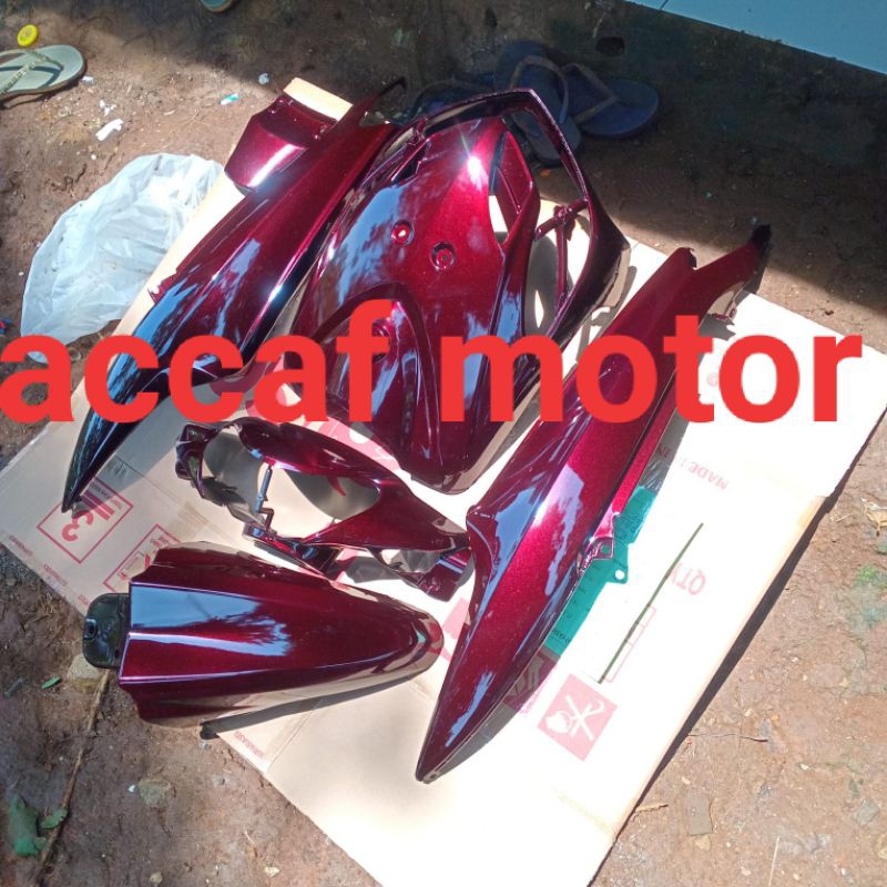 Jual cover full body halus yamaha mio smile warna moonligth reed ...