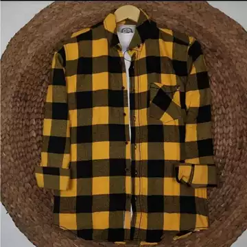 Kemeja Pria Flanel Motif Kotak Lengan Panjang