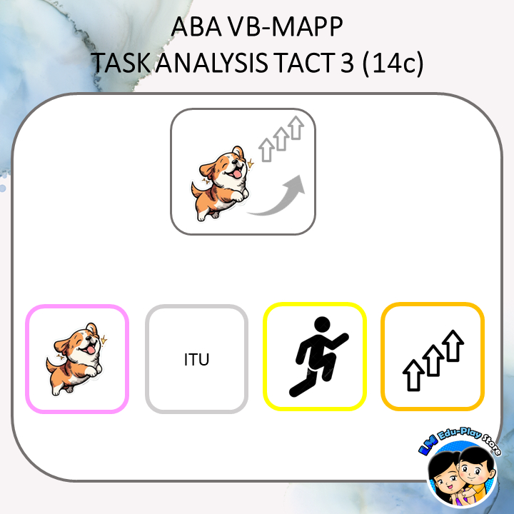 Jual Kartu Belajar ABA-VB Task Analysis Tact Level 3 (14c) | Shopee ...