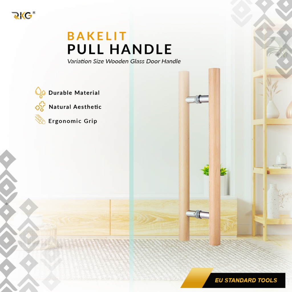 Jual Pull Handle Pintu Kaca Kayu Bulat Wood Glass Door Handles | Shopee ...