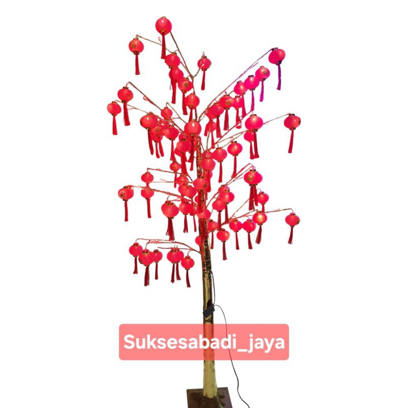 Jual Pohon Imlek LED /CNY LED TREE ukuran 180cm (Dekorasi Imlek/Sincia ...