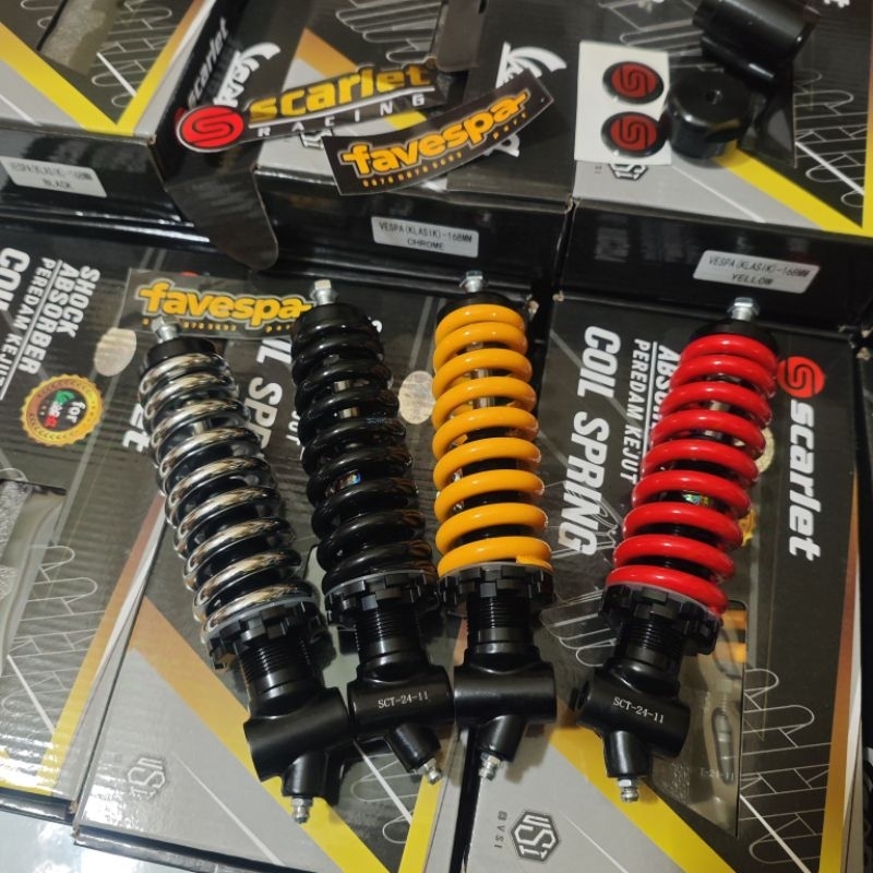 Jual Per Shock Depan Coil Spring Vespa Super Sprint Vbb Ps by Scarlet ...