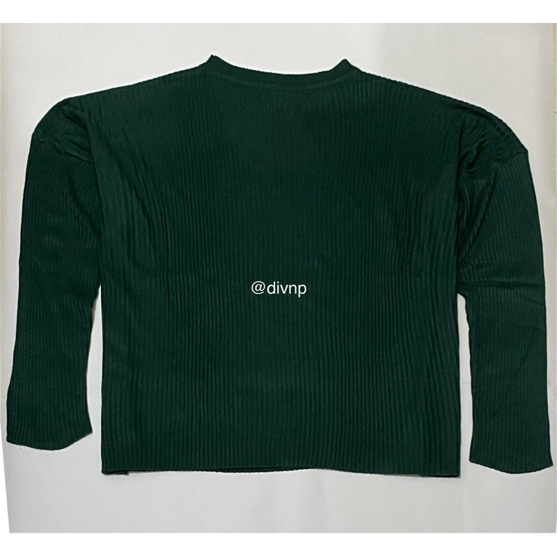 Jual Knit Rajut Oversize Hijau Botol | Shopee Indonesia