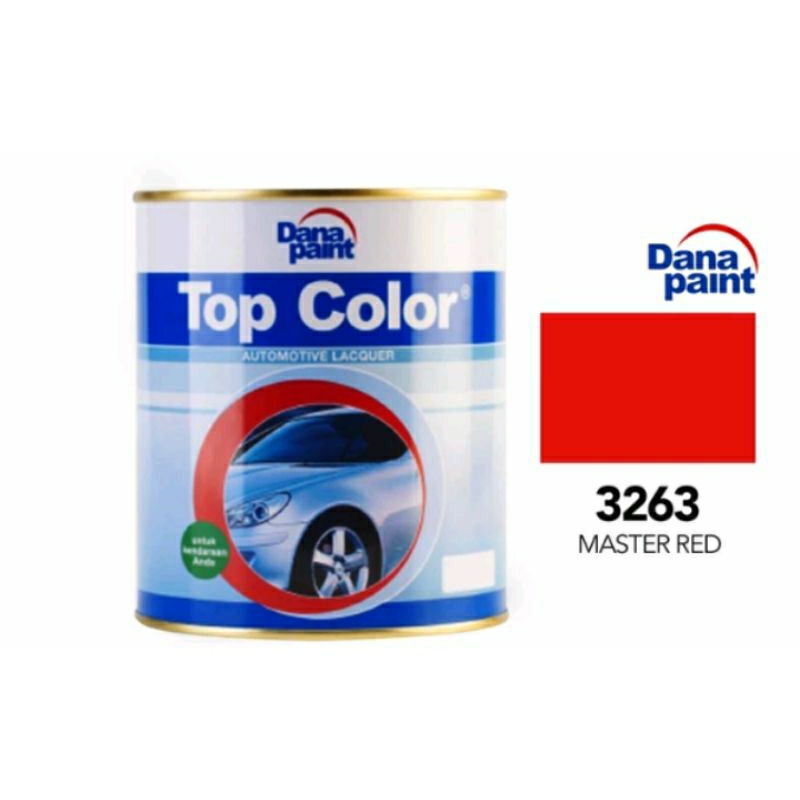 Jual Top Color Master Red 3263 1Liter | Shopee Indonesia