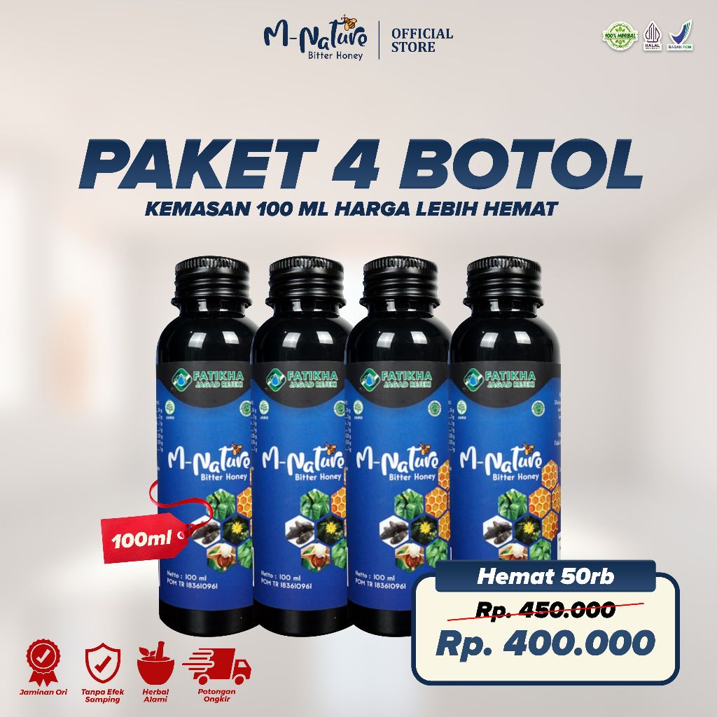Jual M NATURE MADU PAHIT l MADU ASAM LAMBUNG l MADU HITAM l HERBAL ASAM ...