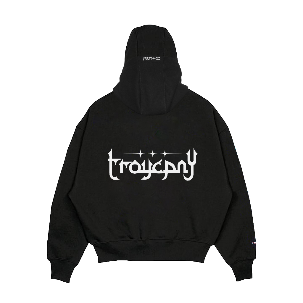 Jual Troy Company Hoodie Zipper Balaclava Black Kochvim - Hoodie Zipper ...