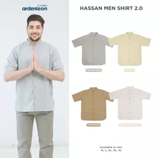 ARDENLEON Atasan Pria Raya Hassan Men Shirt