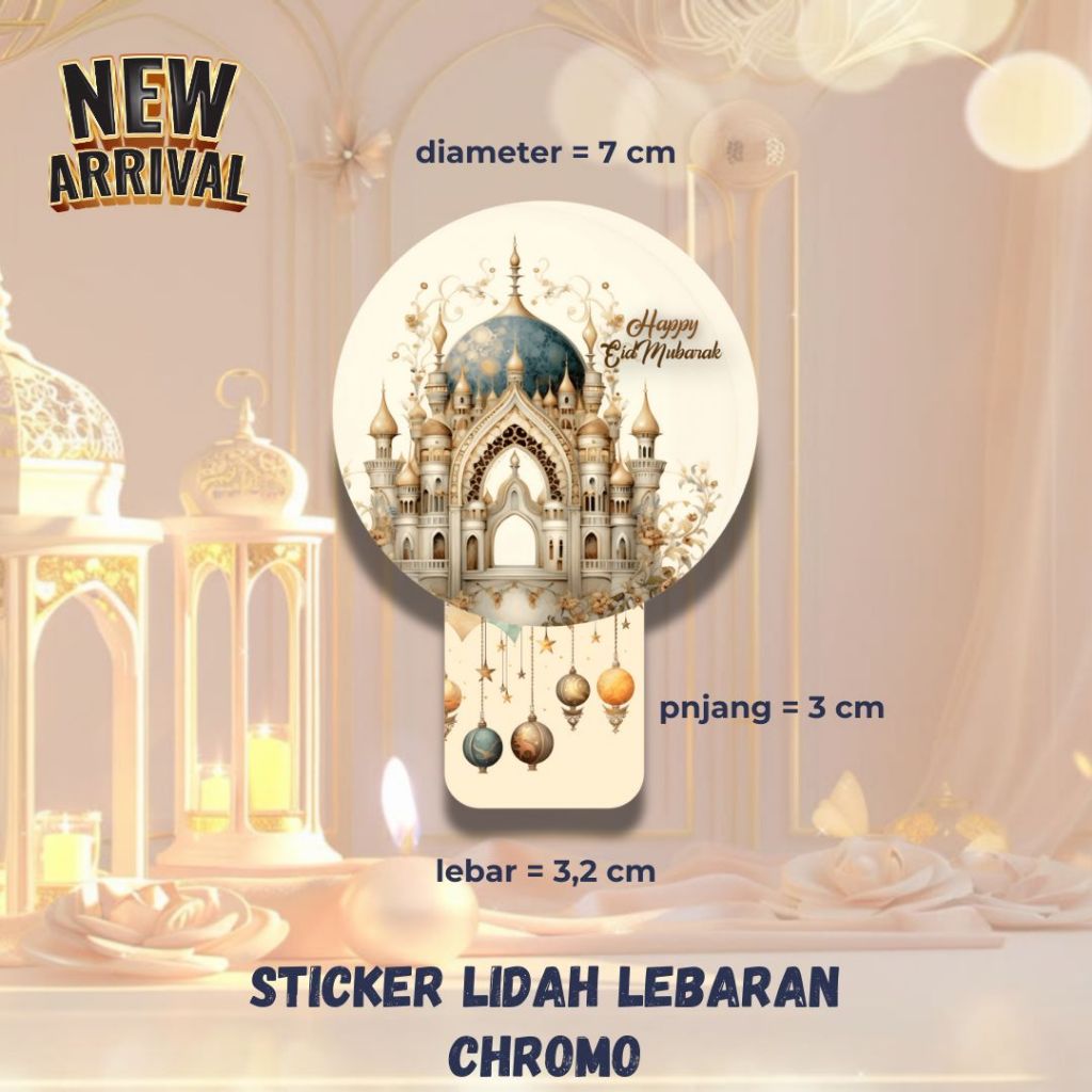 Jual Sticker Lidah Toples Lebaran Idul Fitri Hampers - NEW ARRIVAL ...