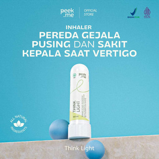 Jual Peek.Me Think Light | Inhaler Nasal Alami & Aman | Anti Migrain ...