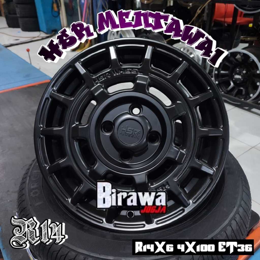 Jual Velg Rally Terbaru Original HSR Mentawai Ring 14 Pcd 4X100 For ...