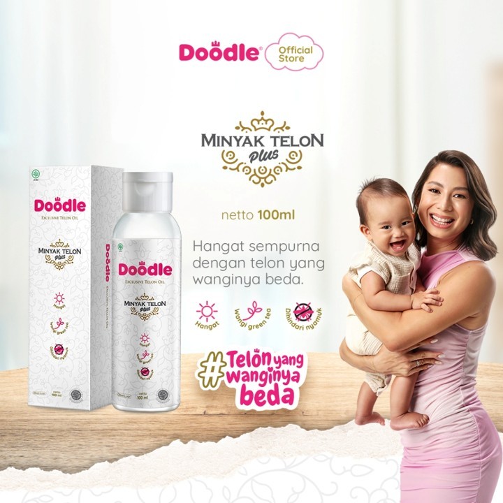 Jual Doodle Minyak Telon Greentea Ukuran 100 ml Original / Exclusive ...