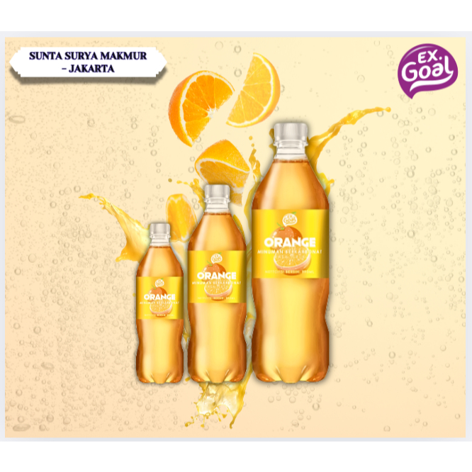Jual Ex Goal Orange Botol 250ml,390ml,& 1 Liter | Shopee Indonesia