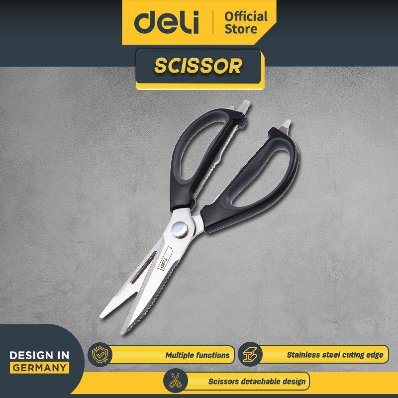 Jual Deli Tools / Deli Gunting Multifungsi / Multifunction Scissors 10 ...