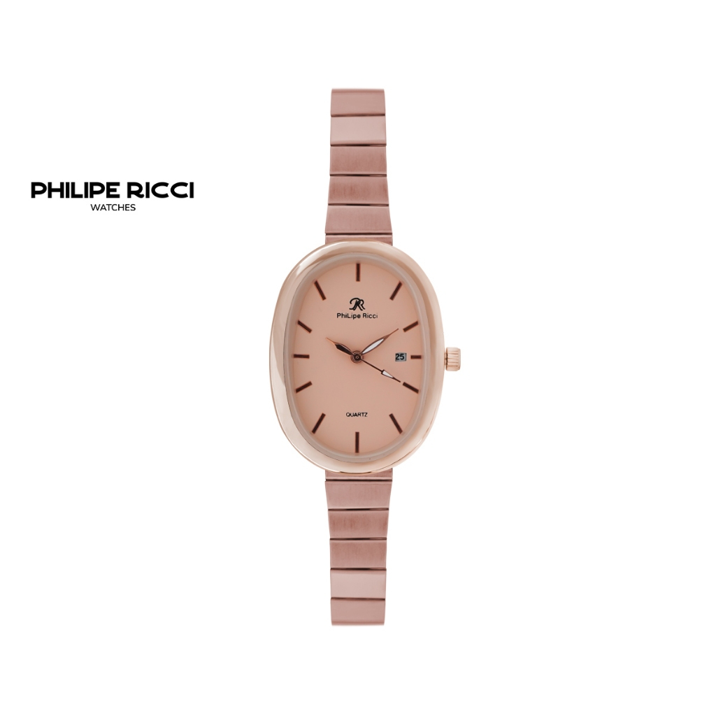 Jual PhiLipe Ricci Jam Tangan Wanita Rantai Rose Gold Mewah Elegant 100 ...