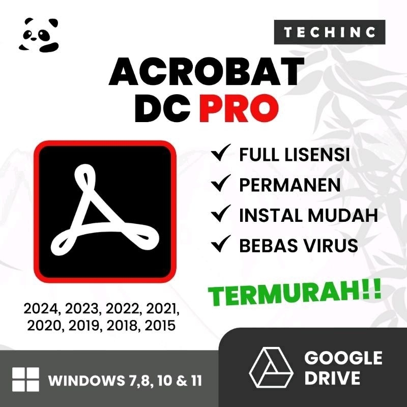 Jual Acrobat Pro DC Full Version Baru/Lama Anti-Disable 2024 2023 2022 ...