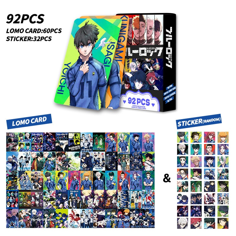Jual Lomo card / kartu anime one piece jujutsu kaisen blue lock genshin ...