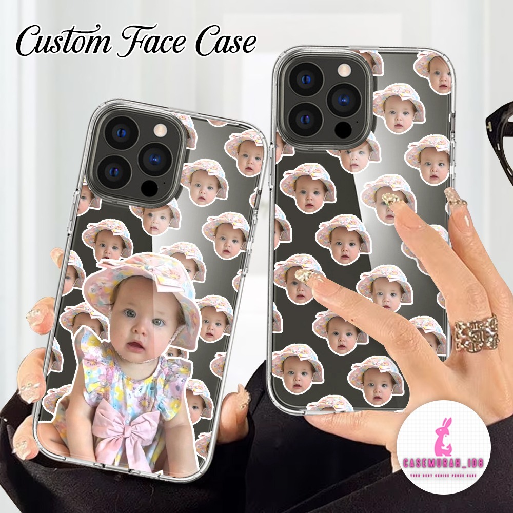 Jual Case Costum Foto Face Case FOR ALL TYPE INFINIX OPPO REALME VIVO ...