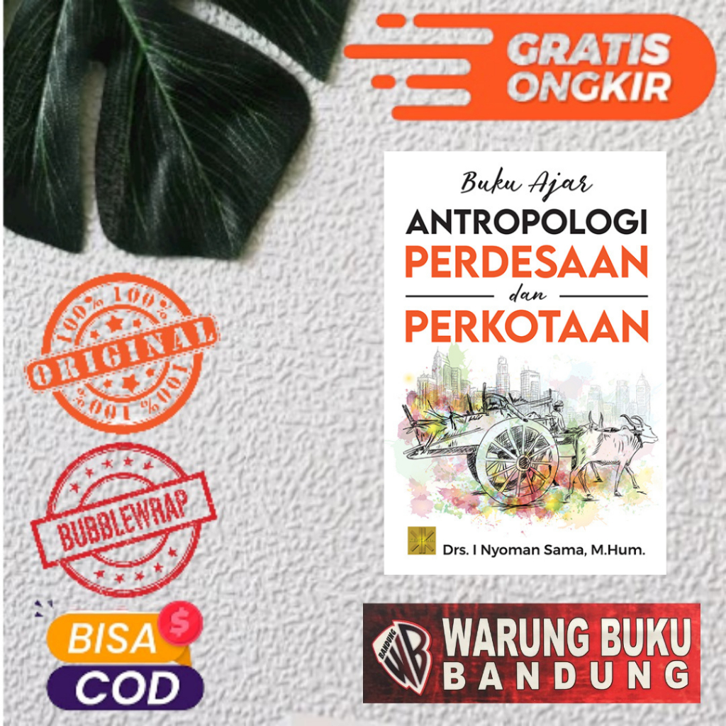 Jual Buku Buku Ajar Antropologi Perdesaan Dan Perkotaan Drs I Nyoman