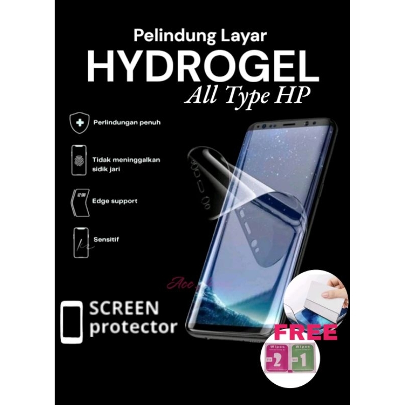 Jual ANTI GORES HYDROGEL PROTECTOR PENGAMAN LAYAR SEMUA MEREK DAN
