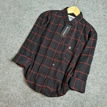 Kemeja Flanel Lengan Panjang Unisex Pria Wanita Kemeja Flanel Coklat Pria Premium Distro Lengan