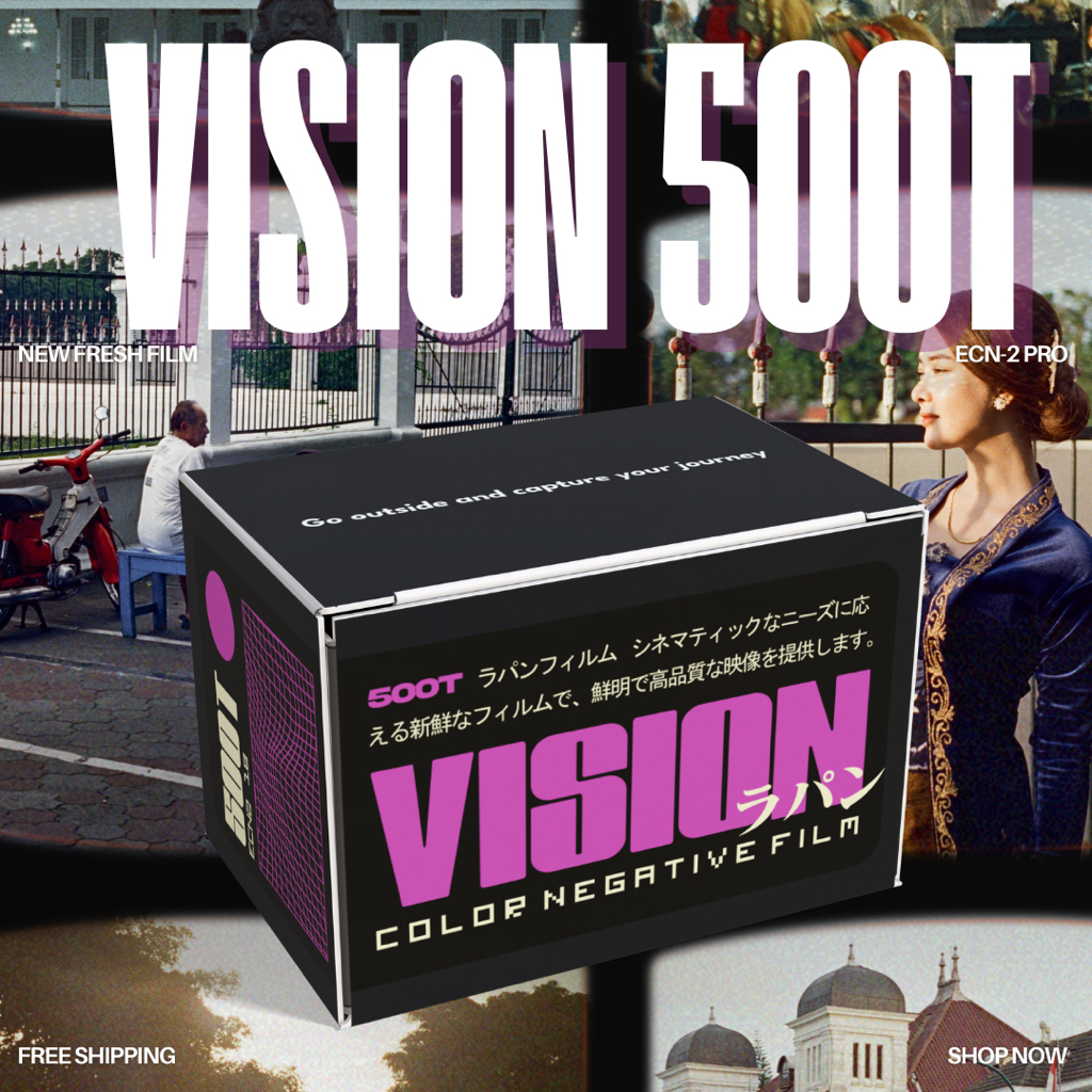Jual VISION 500T - ( Roll Film 35mm / Fresh / Color ) | Shopee Indonesia