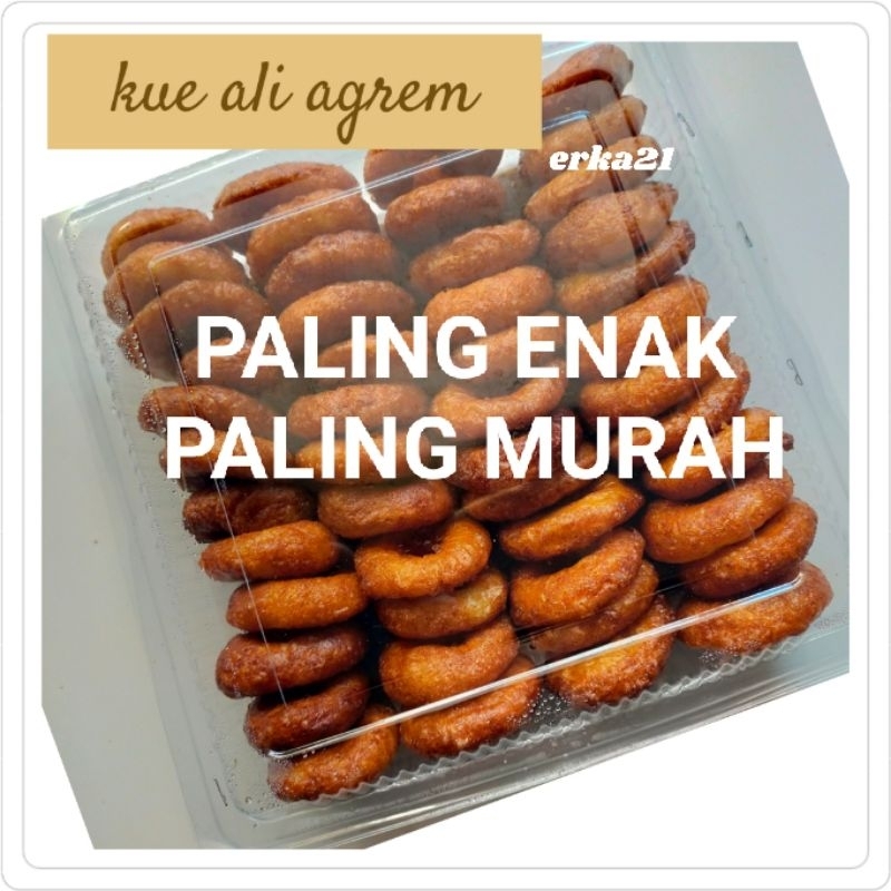 Jual KUE CINCIN GULA MERAH 70PCS KUE ALI AGREM KHAS SUKABUMI | Shopee ...