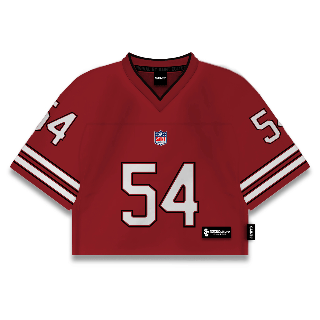 Jual Saint Culture / Red Crop 54 / Croptop Jersey Vintage Oversize ...