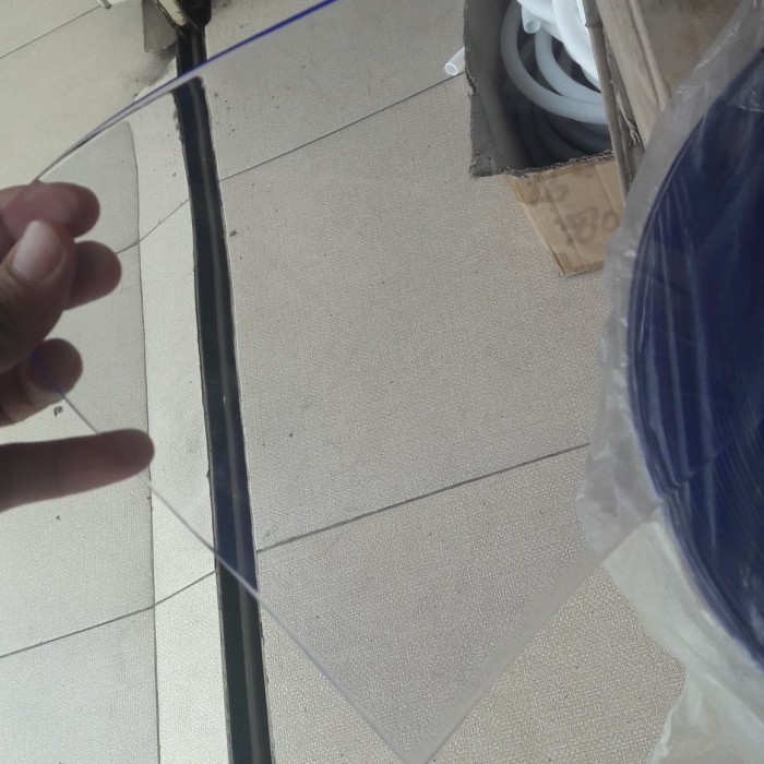 Jual TIRAI PVC STRIP CURTAIN TIRAI PLASTIK PVC per Roll warna Clear ...
