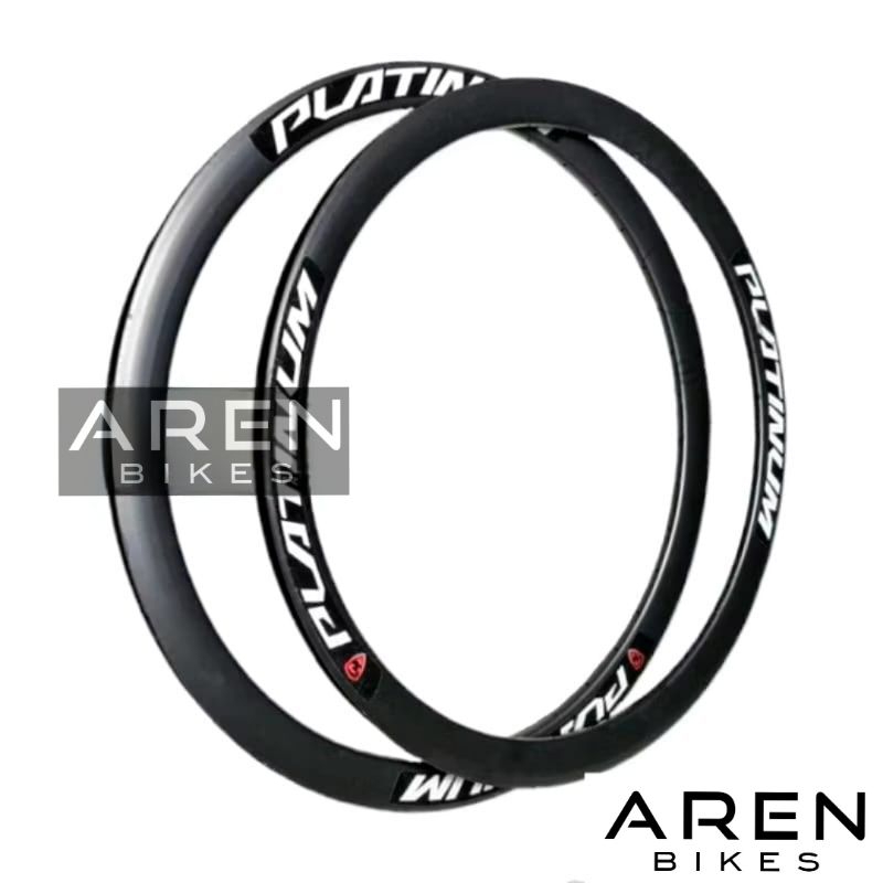 Jual VELG SEPEDA 700C 700 PLATINUM 3CM 4CM 5CM 5.5 CM LUBANG 36 HOLE ...
