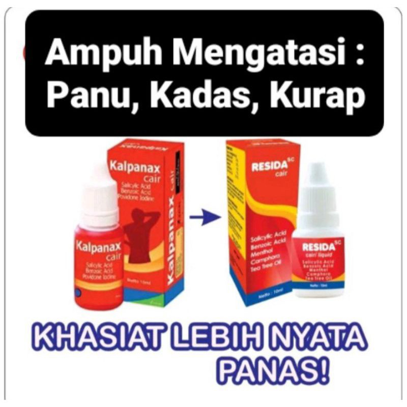 Jual Resida Cair, mengatasi panu kadas kurap paling ampuh | Shopee ...
