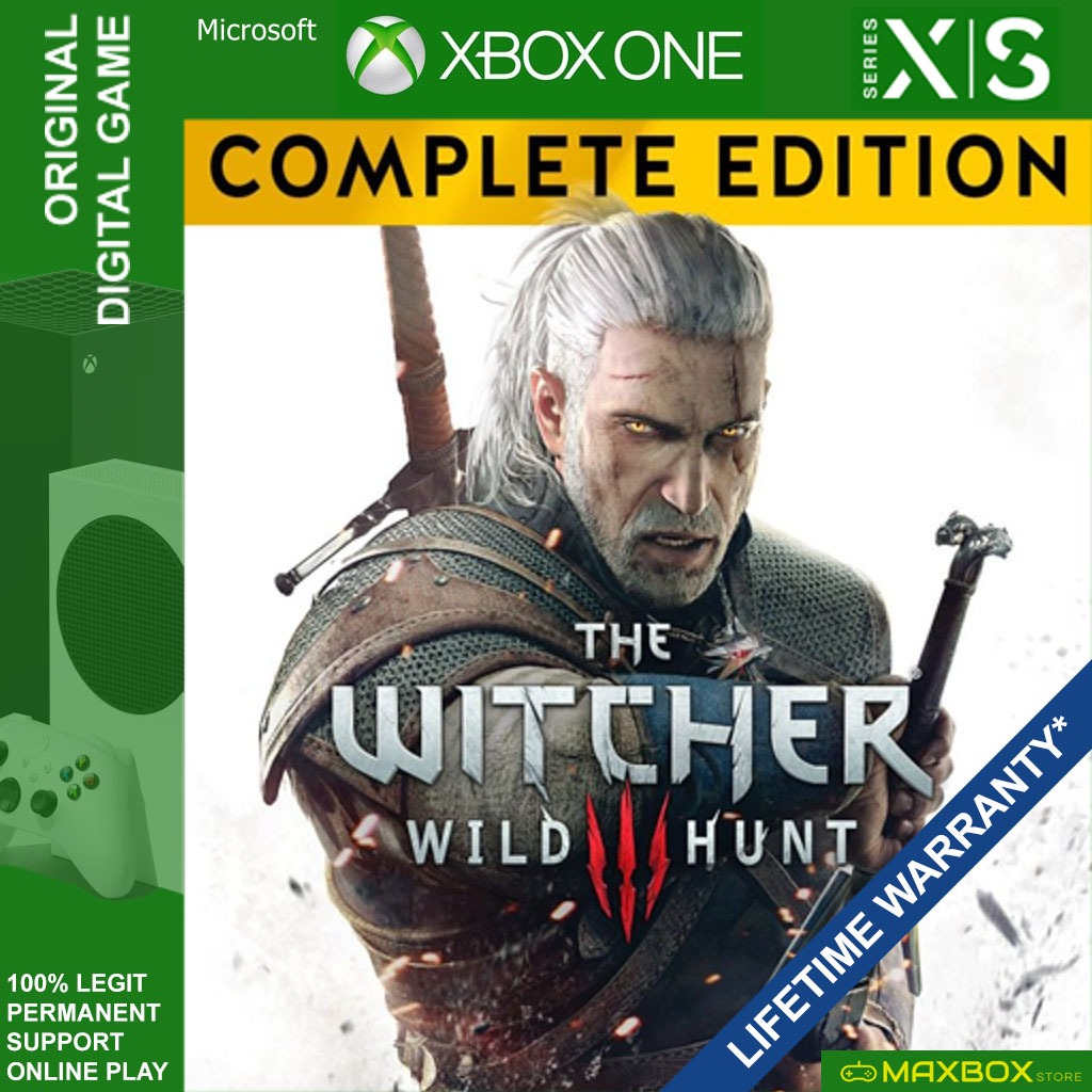 the witcher 3 complete edition xbox one x