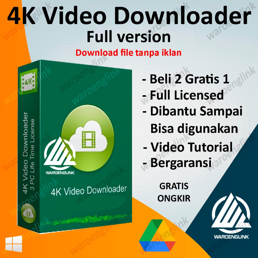 Jual 4K Video Downloader Plus | Video Install | Windows | Full Version ...