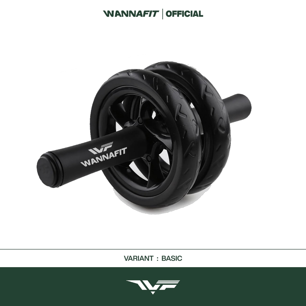 WANNAFIT AB Wheel | Abdominal Roller | Alat Olahraga Rumah