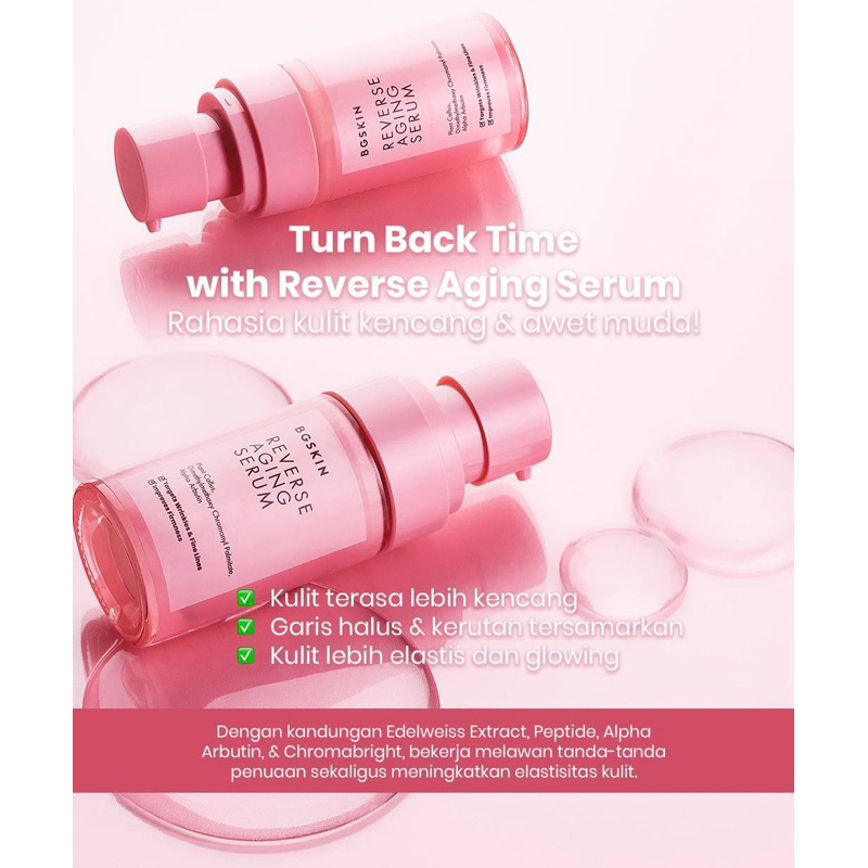 Jual BGSKIN - REVERSE AGING SERUM (Mengencangkan Kulit & Melawan Tanda ...