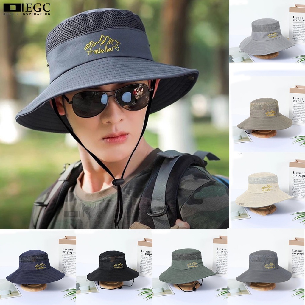 Jual Topi Bucket Hat Gunung / Topi Rimba Gunung / Topi Pancing / Topi ...
