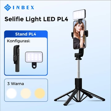 INBEX QT100 Selfie Stick 100cm Tongsis Tripod Mini Portable Tripod Quadruped Remote Bluetooth